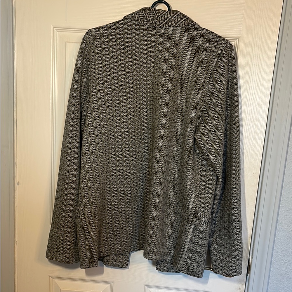 Weekenders Women's Gray Patterned Jacket - image 6